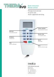 Therapeutical exerciser for active and motor ... - THERA-Trainer