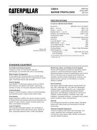 C280-8 MARINE PROPULSION - Caterpillar Marine Power Systems