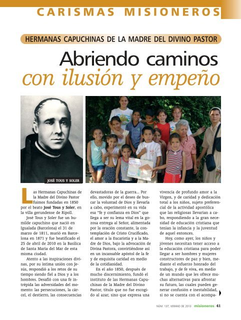 Hermanas Capuchinas de la Madre del Divino Pastor