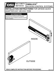 INSIDE OUTSIDE - OSI Security Devices