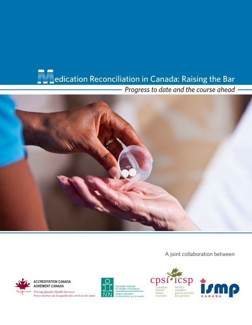 Medication Reconciliation in Canada: Raising the Bar (2012) - CIHI