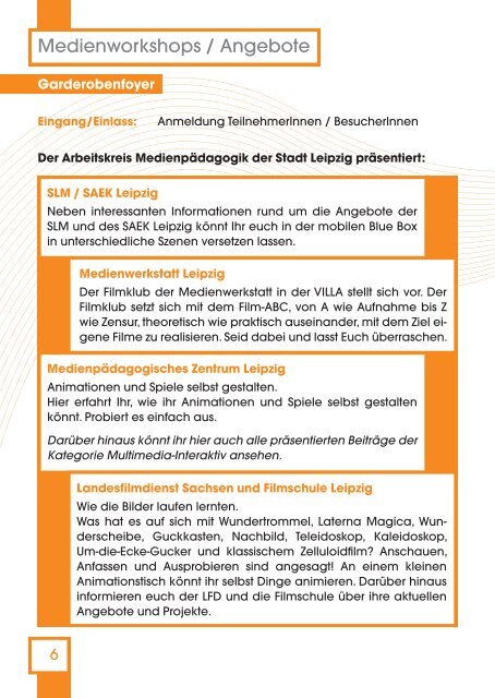 Programmheft als PDF herunterladen - Visionale Leipzig