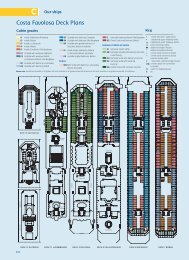 Costa Favolosa Deck Plans