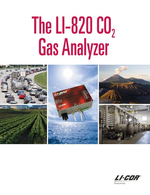 LI-820 CO 2 Analyzer Brochure - LI-COR Biosciences