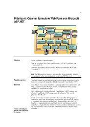 PrÃƒÂ¡ctica A: Crear un formulario Web Form con Microsoft ... - Willy .Net