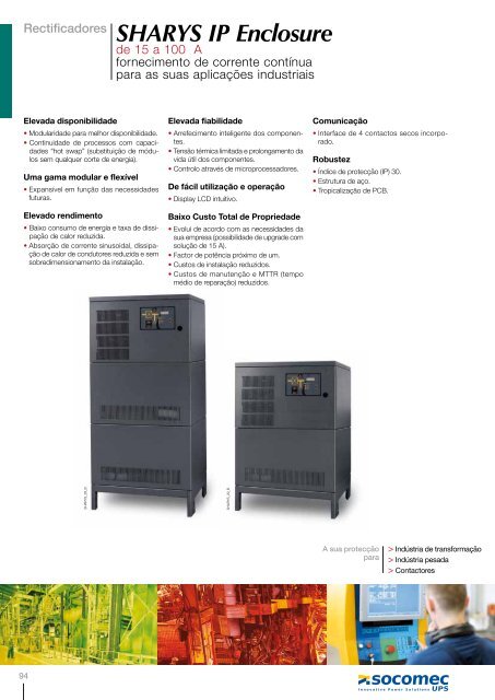 Rectificadores SHARYS IP Enclosure - Socomec