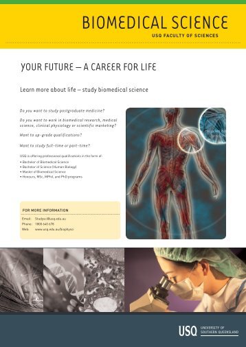 biomedical Science - University of Southern Queensland