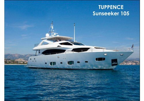 TUPPENCE - Sunseeker 105 - Specs & GA - Black Diamond Lifestyle