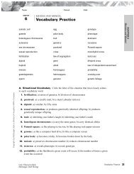 6 Vocabulary Practice - KCSD Staff Pages