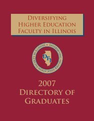 2007 Directory of Graduates - IBHE