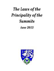 Summits Law (pdf) - The Principality of the Summits - Society for ...