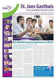 Gezondheidskrant maart 2011 - SJG Weert