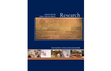 College of Veterinary Medicine Research Brochure