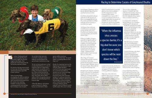 College of Veterinary Medicine Research Brochure