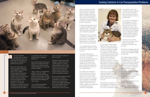 College of Veterinary Medicine Research Brochure