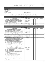 Rule 203 â Adult Foster Care Licensing Checklist - Otter Tail County