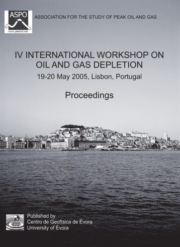 IV INTERNATIONAL WORKSHOP ON OIL AND GAS DEPLETION ...