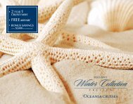 Winter Collection - Oceania Cruises