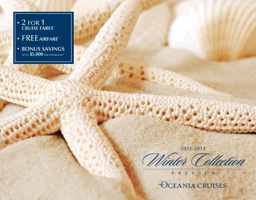 Winter Collection - Oceania Cruises