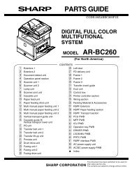 PARTS GUIDE MODEL AR-BC260 - HPI Technologies
