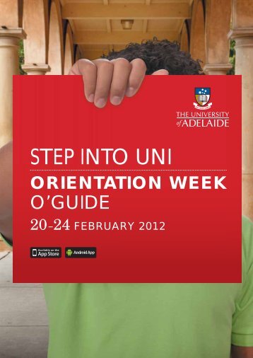 orientation week - University of Adelaide