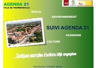 suivi agenda 21 - Tournefeuille