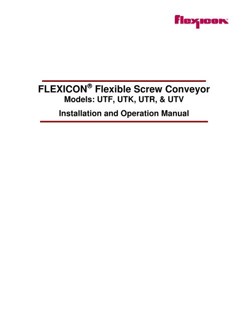 Tilt-down Conveyor From: Flexicon Corporation