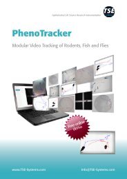 PhenoTracker - Modular Video Tracking of Rodents ... - TSE Systems
