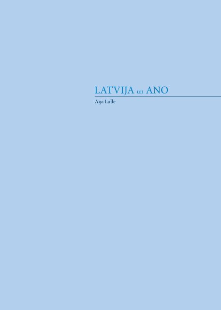 Rokasgrāmata par ANO - Latvijas Republikas Ārlietu Ministrija