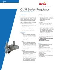to download the Itron CL31R Gas Pressure Regulator ... - Burnerparts