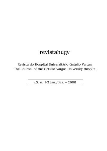 Revista HUGV 2006 - Hospital UniversitÃ¡rio GetÃºlio Vargas - Ufam