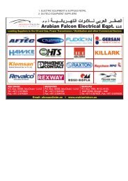KILLARK Arabian Falcon Electrical Eqpt. LLC - National Pink Pages