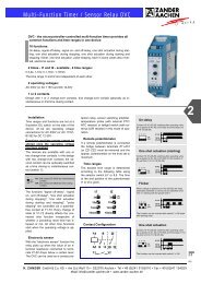 Multi-Function Timer / Sensor Relay DVC - Zander Aachen