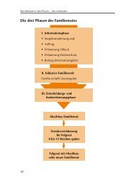 Die drei Phasen des Familienrates