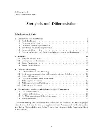 Skript Differentialrechnung.pdf - Goethe Oberschule