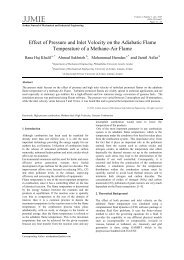 Effect of Pressure and Inlet Velocity on the Adiabatic Flame ...