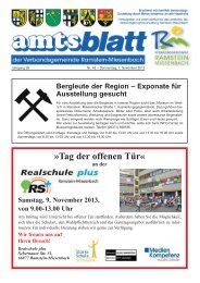 AMTSBLATT Nr. 45 vom 07.11.2013 - Ramstein-Miesenbach