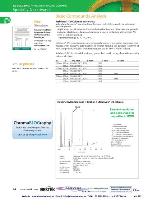 gc columns