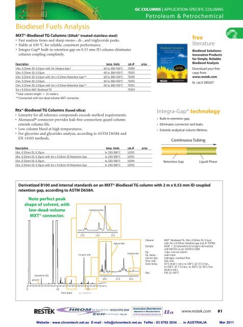 gc columns