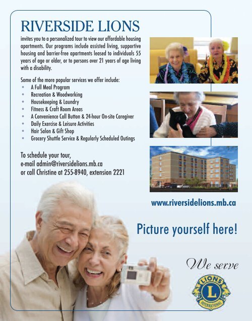 winter 2012 - Creative Retirement Manitoba Home Page
