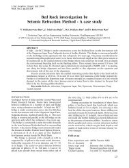 Bed Rock investigation by Seismic Refraction Method - A case ... - IGU