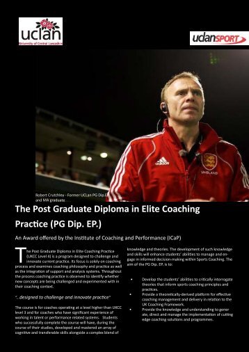 UCLAN PGDIP FLYER 2013.pdf - sports coach UK