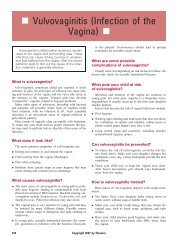 Vulvovaginitis (Infection of the Vagina) - Impcna.com