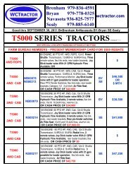 T5000 SERIES TRACTORS