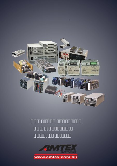 Amtex Power Catalogue Final 2009.p65 - Amtex Electronics