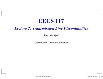 Lecture 2 - RFIC - University of California, Berkeley