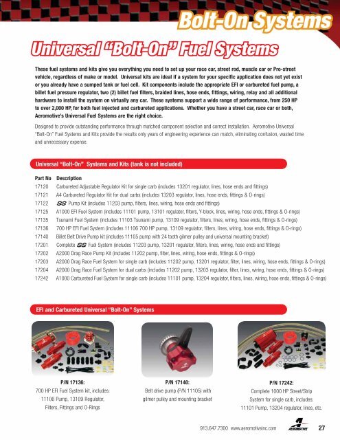 to download the Aeromotive Product Catalog - efisupply.com