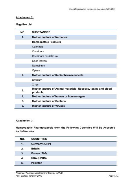 DRUG REGISTRATION GUIDANCE DOCUMENT (DRGD) - BPFK