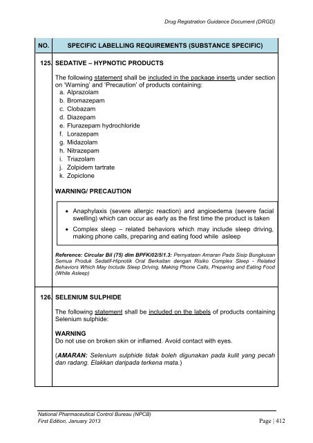 DRUG REGISTRATION GUIDANCE DOCUMENT (DRGD) - BPFK