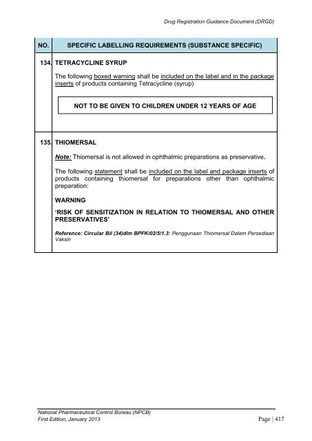 DRUG REGISTRATION GUIDANCE DOCUMENT (DRGD) - BPFK